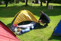 Camping at Beinglas Farm